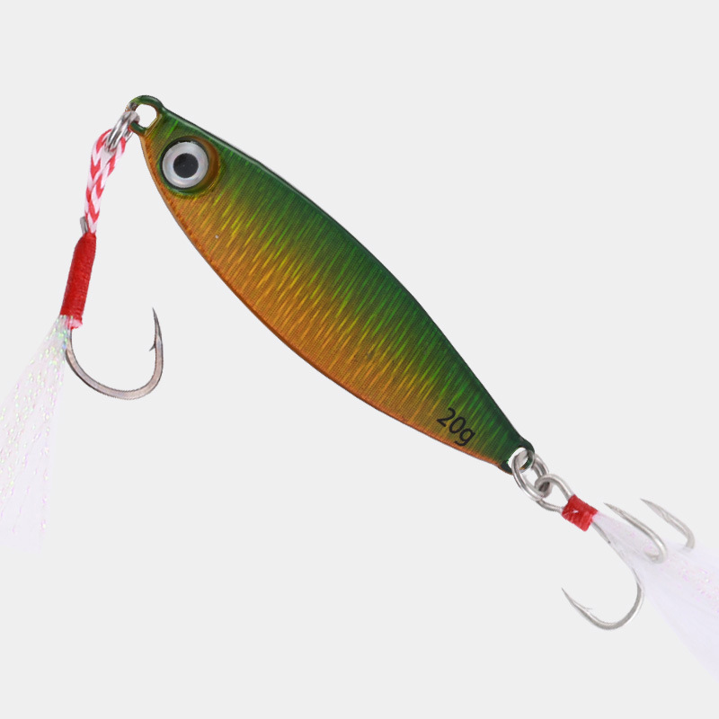 SKU-08-血槽三本钩+铁板钩绿