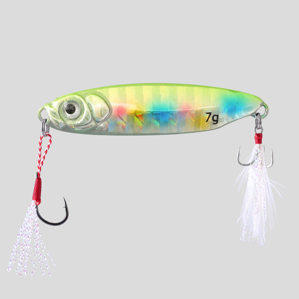 SKU-10-血槽三本钩+铁板钩七彩